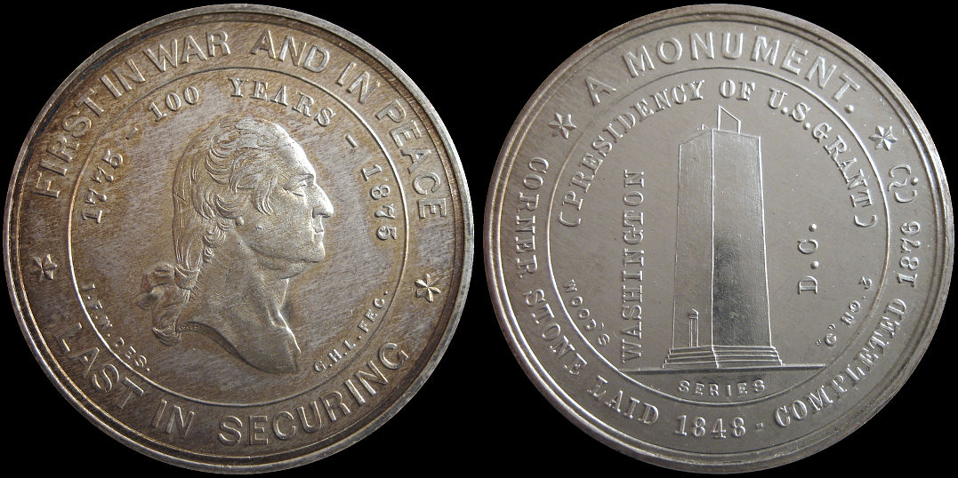 Washington First In War Last In Securing A Monument Medal