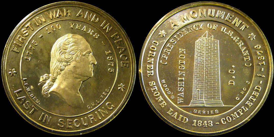 Washington First In War Last In Securing A Monument Medal