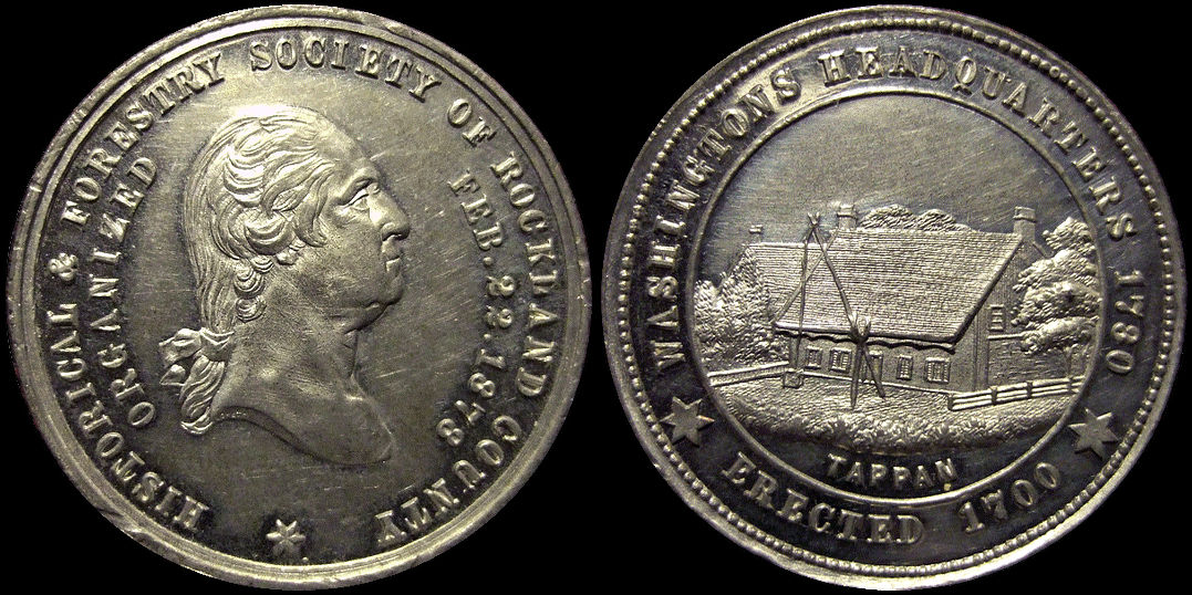 Historical & Forestry Society Rockland Washington’s Headquarters Medal