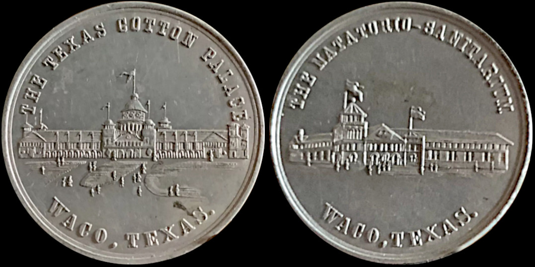 The Texas Cotton Palace Waco, Texas Natatorio-Sanitarium Medal