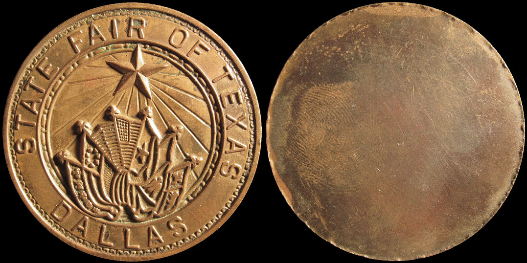 State Fair Of Texas Dallas Medal